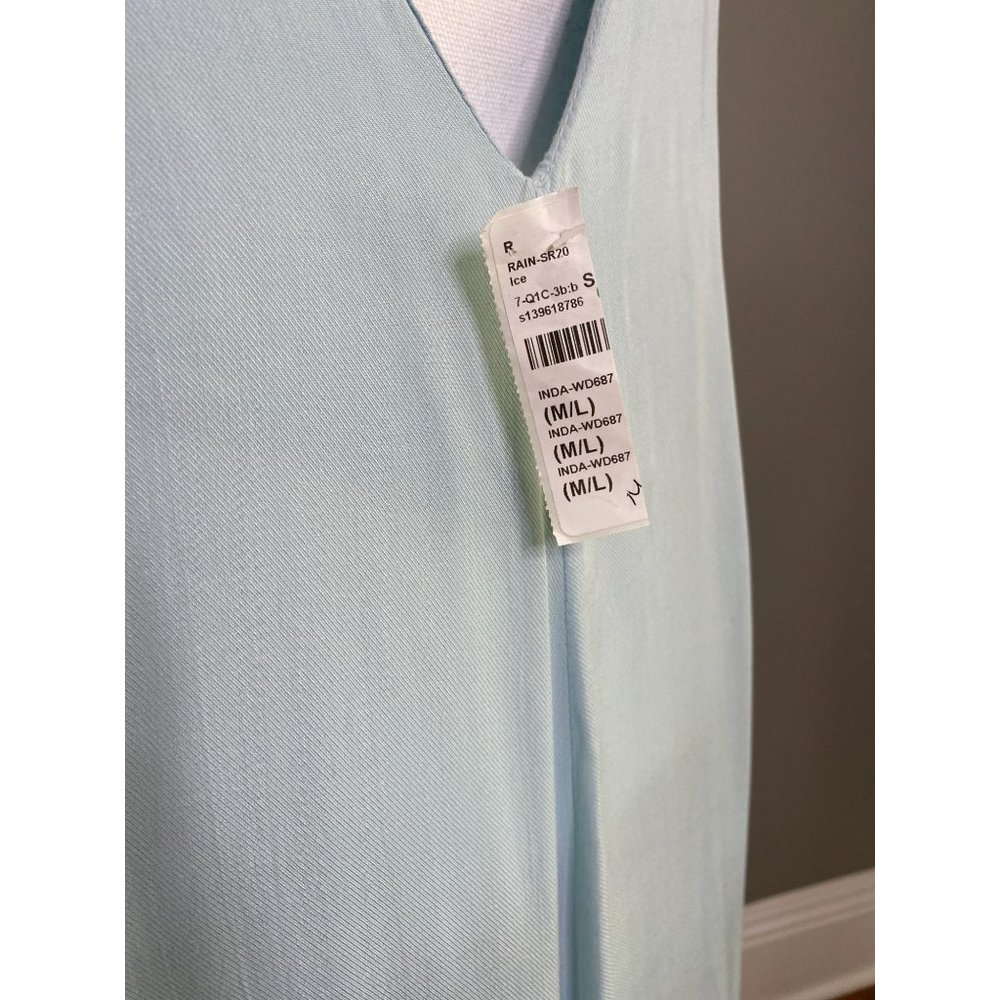 Indah Rain Simple Spaghetti Strap Maxi Dress in Ice Size M/L - Picture 8 of 10